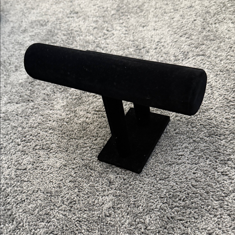 Black Velvet Jewelry Display Stand - Picture 4 of 6